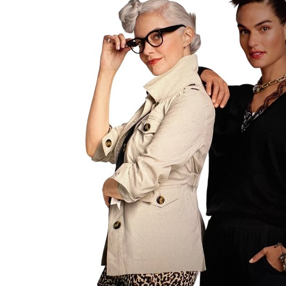 CAbi Jackets & Blazers - Always Classic & Stylish! NWOT Cabi Kenya Off-White Jacket Size Small